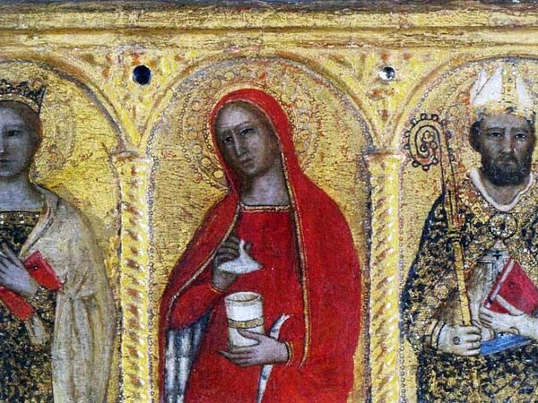 The Virgin and Child with Ten Saints (detail)