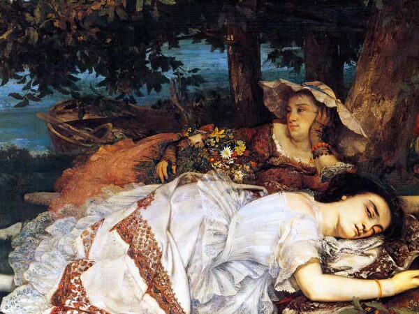 Young Ladies by the River Seine