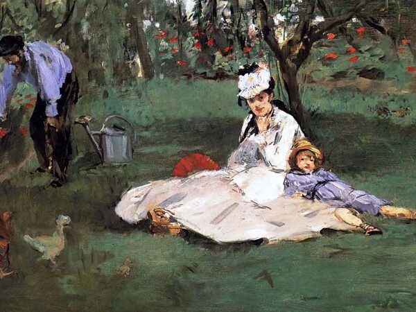 The Monet Family in Their Garden at Argenteuil