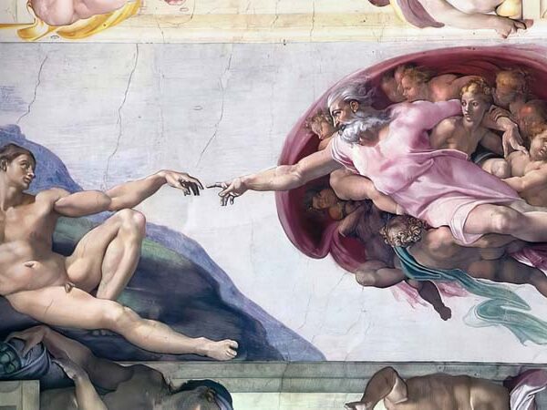 The sixth bay of the ceiling